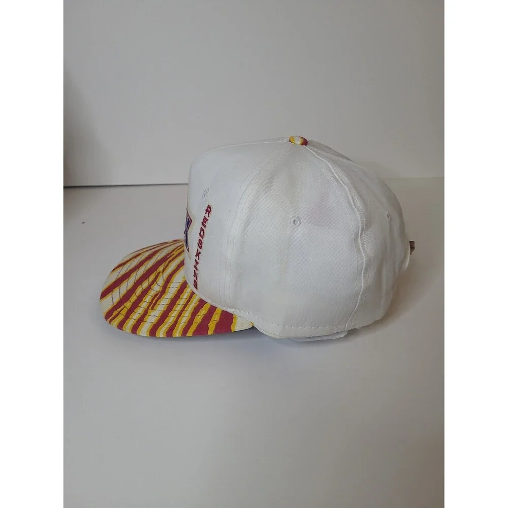 Vtg Zubaz Superbowl Washington Redskins Football Snapback Hat